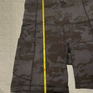 lululemon athletica Black Camo Athletic Shorts